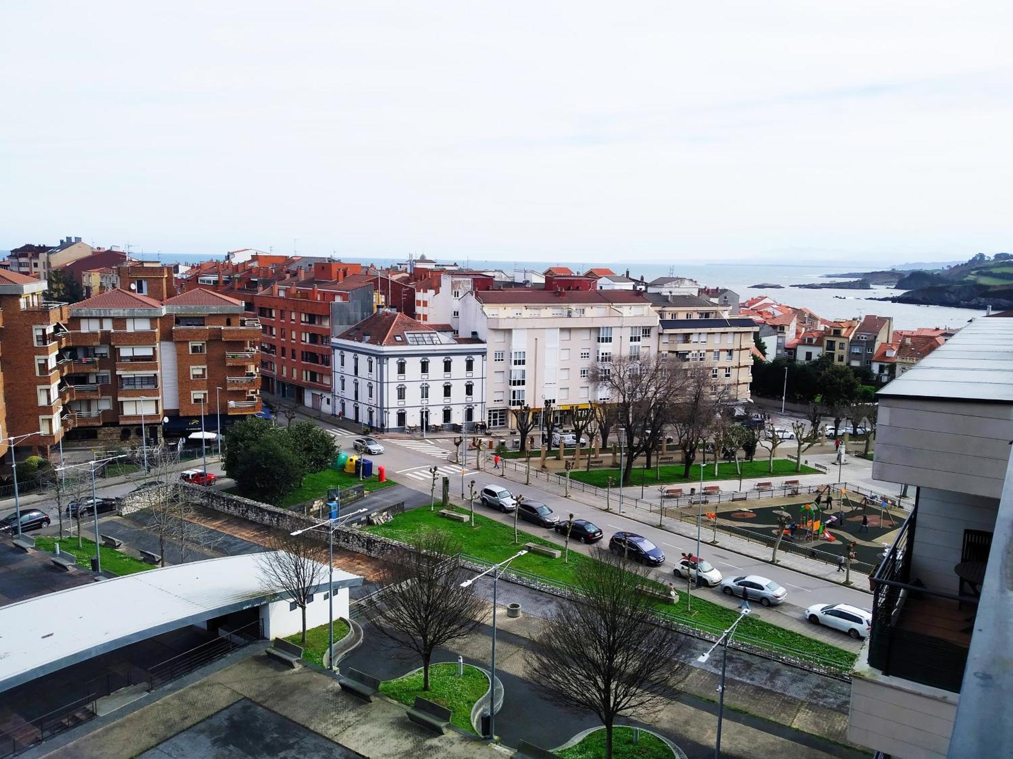 Apartamento Hikari, Centro Luanco Con Parking Exterior foto